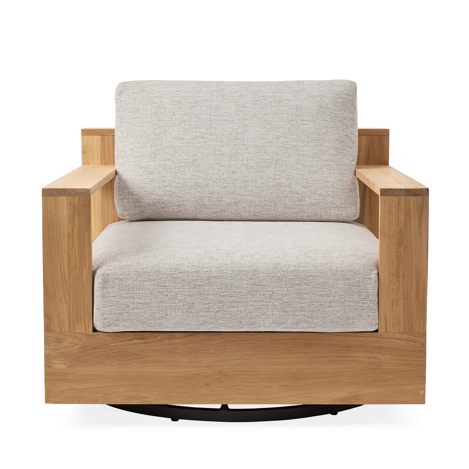 Bay Harbour Outdoor Teak Swivel Chair