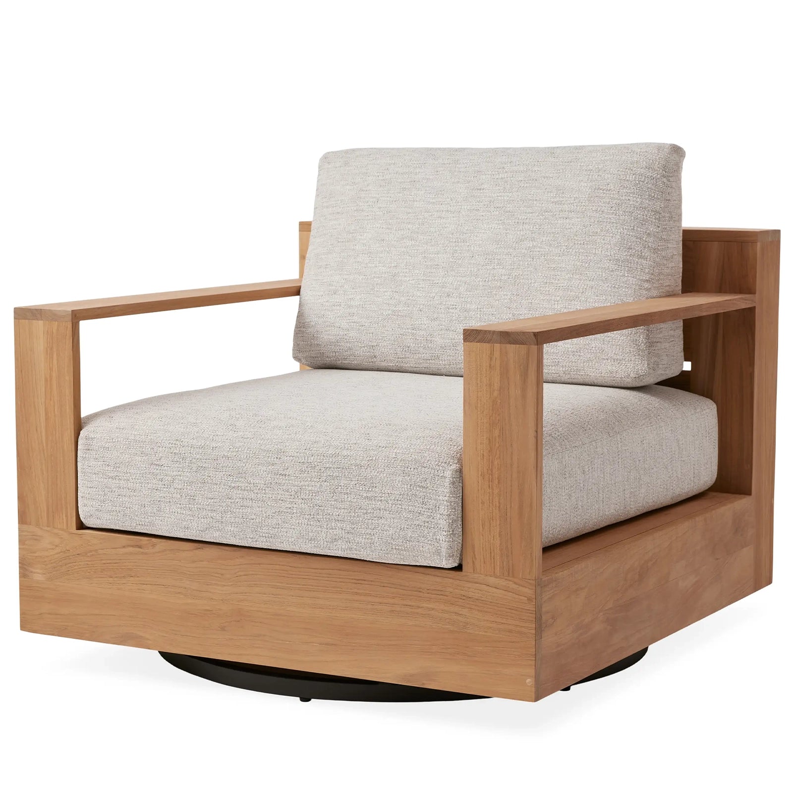 Bay Harbour Outdoor Teak Swivel Chair
