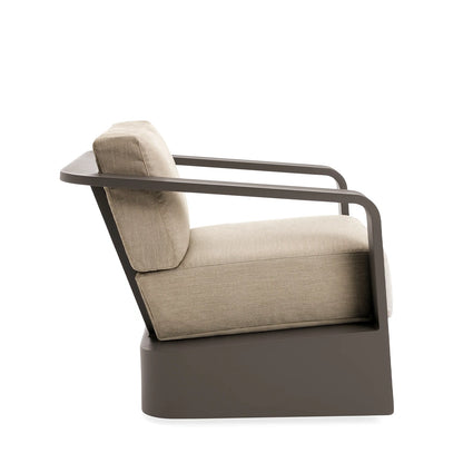Bonoma Outdoor Aluminum Swivel Chair
