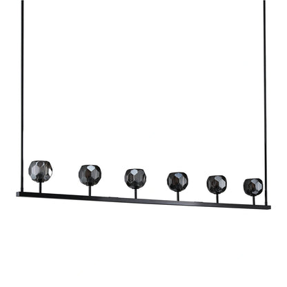 Boule Du Cristal Glass Linear Chandelier