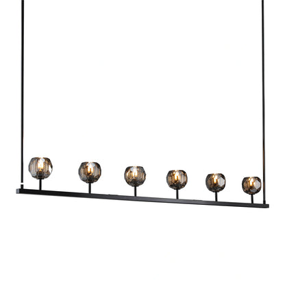 Boule Du Cristal Glass Linear Chandelier