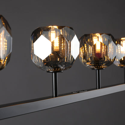 Boule Du Cristal Glass Linear Chandelier