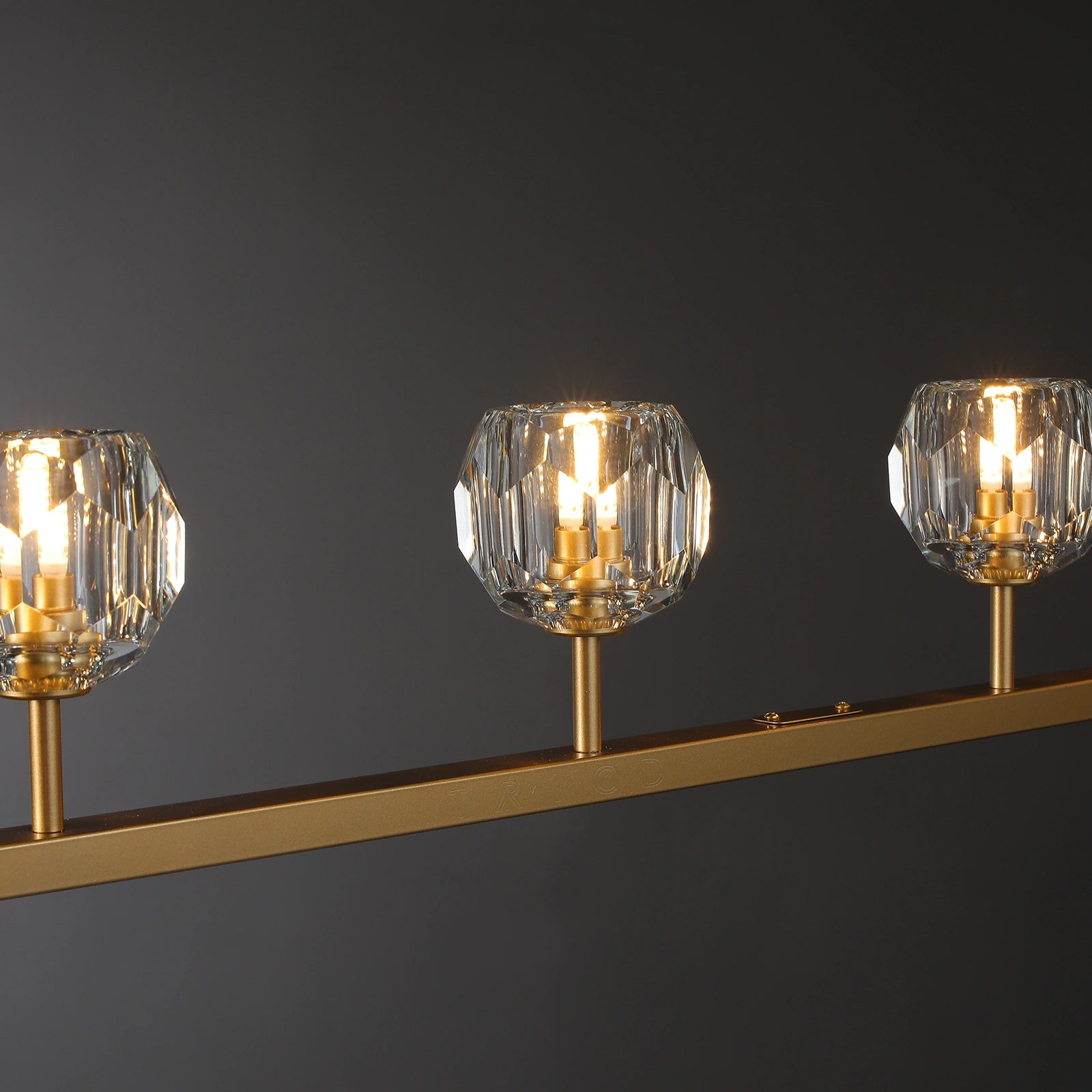 Boule Du Cristal Glass Linear Chandelier