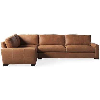 Reamington Leather Two-Piece Sectional