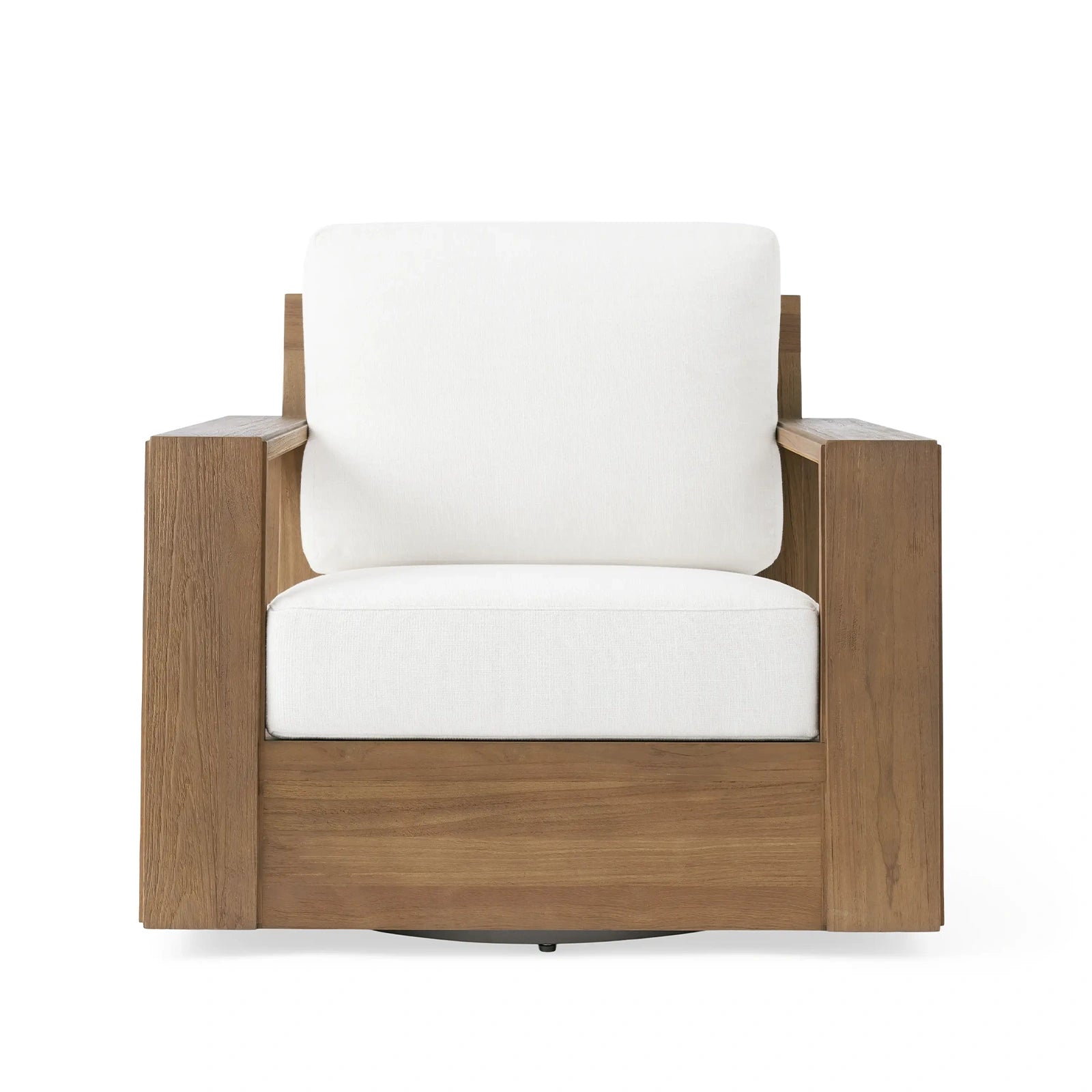 Canion Outdoor Teak Swivel Chair