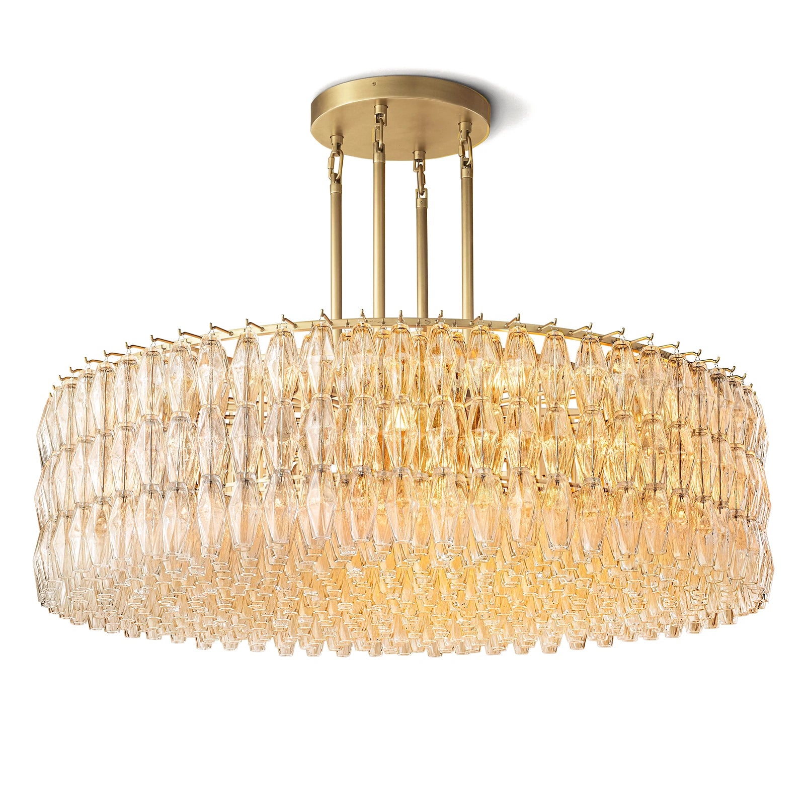 Ciara Glass Round Chandelier