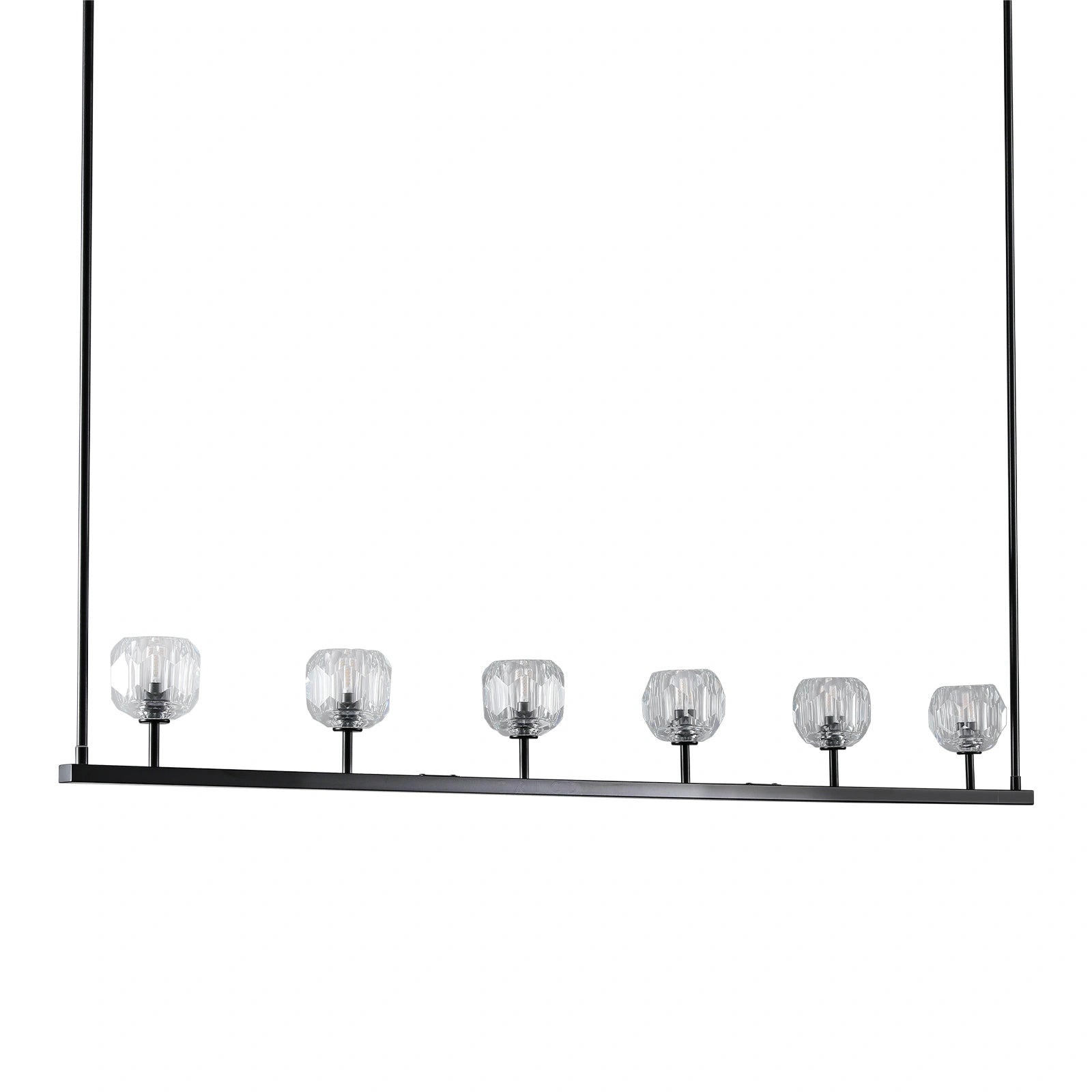 Boule Du Cristal Glass Linear Chandelier
