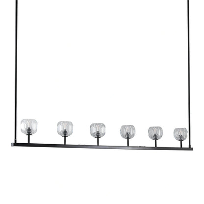 Boule Du Cristal Glass Linear Chandelier