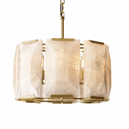 Carlow Calcite Round Chandelier