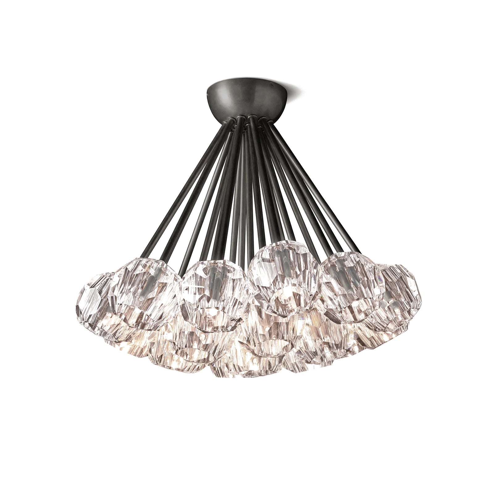 Boule Du Cristal Glass Petite Flushmount