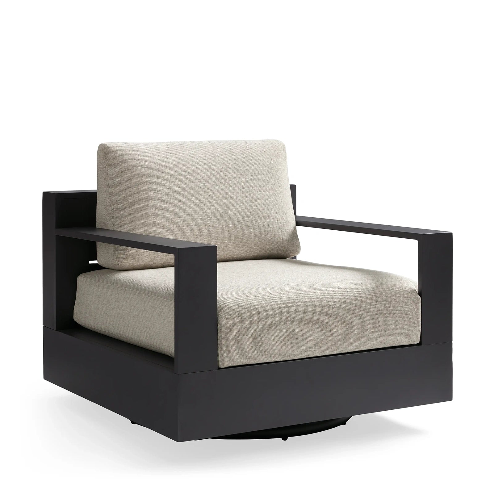 Bay Harbour Outdoor Aluminum Swivel Chair