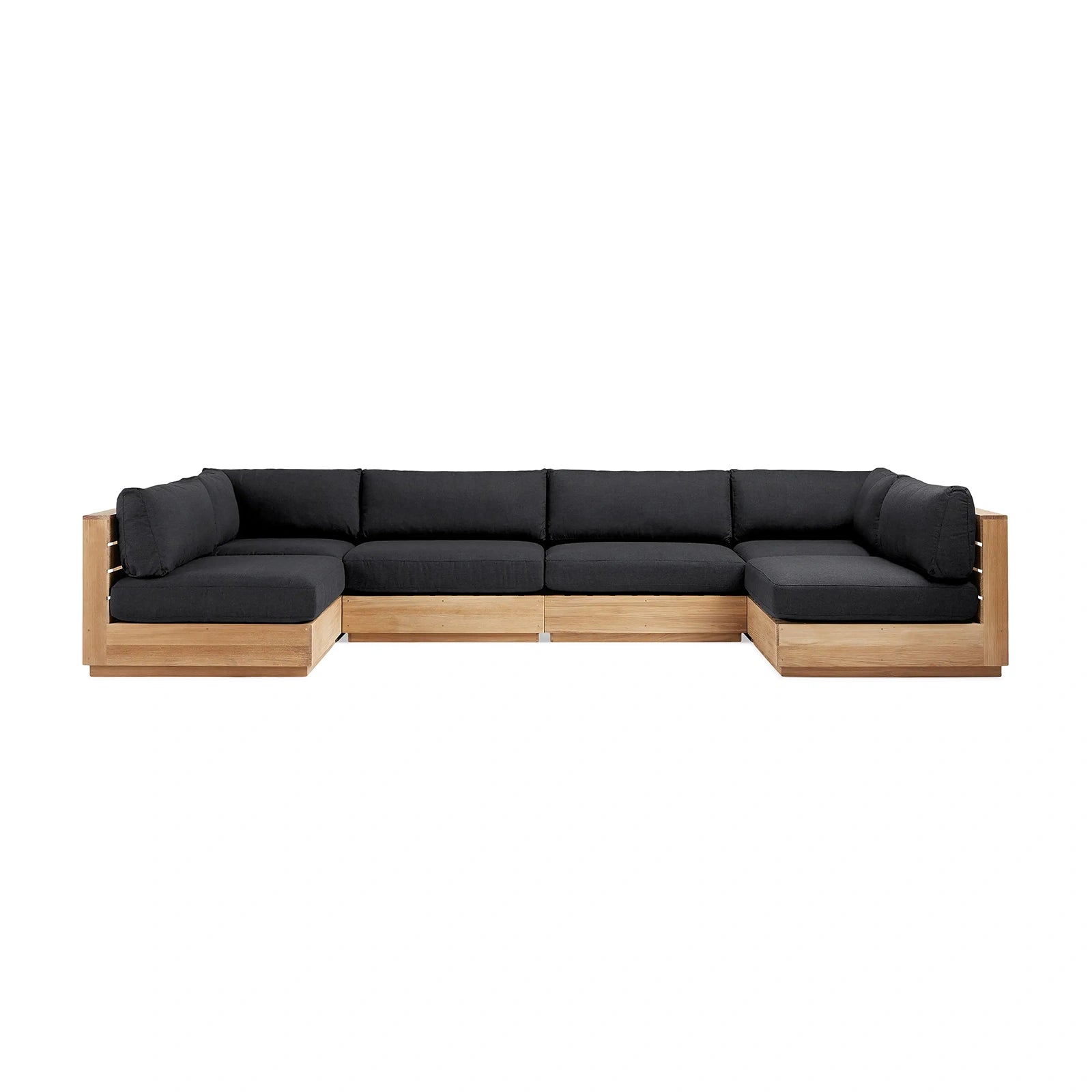 Bay Harbour Outdoor Teak Six-Piece Sectional