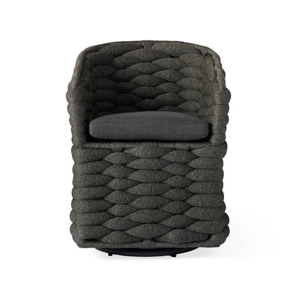 Telbourne Outdoor Swivel Dining Arm Chair