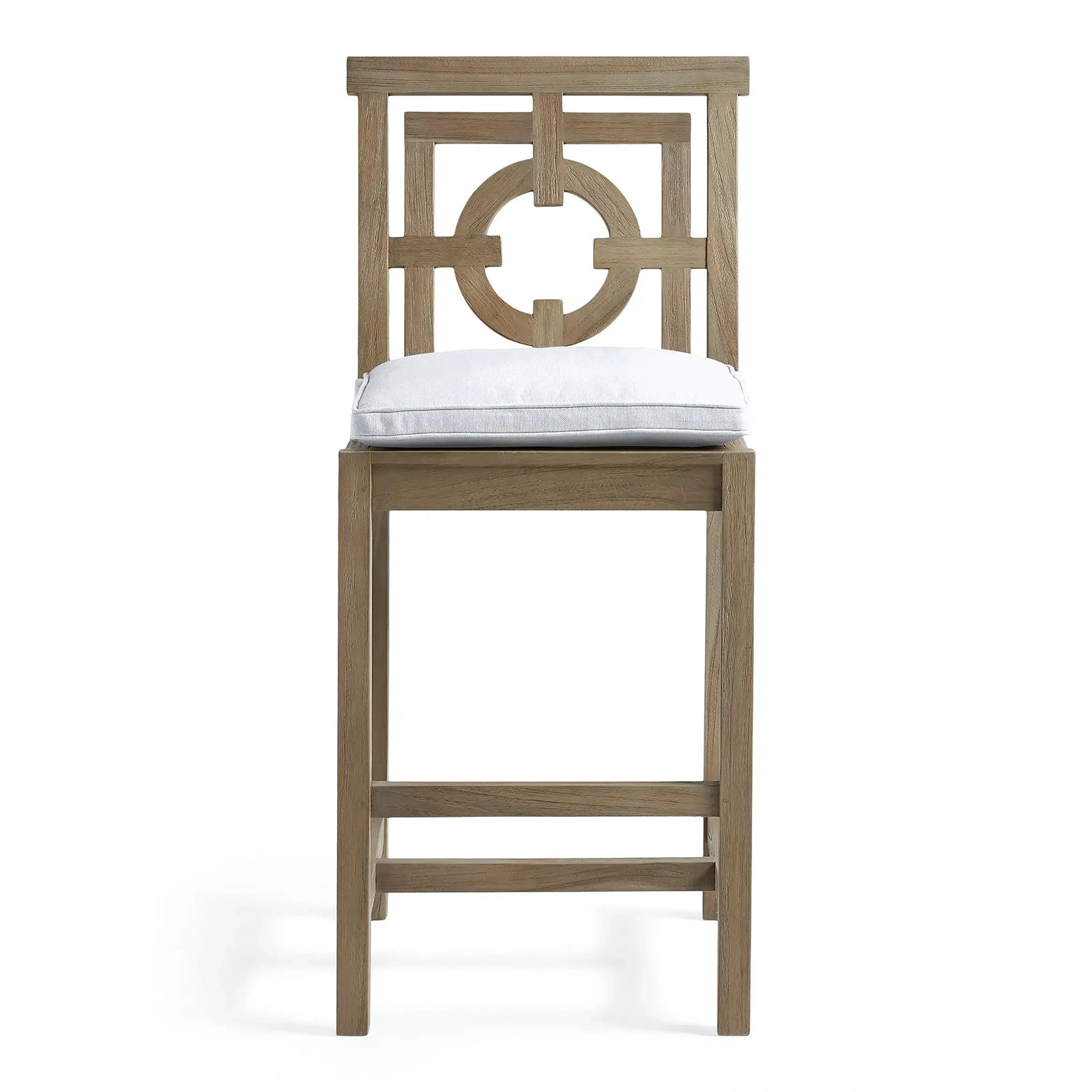 Tamptons Outdoor Barstool in Weathered Fawn