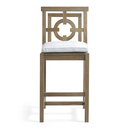 Tamptons Outdoor Barstool in Weathered Fawn