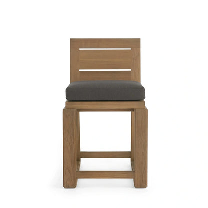 Canion Outdoor Teak Counter Stool