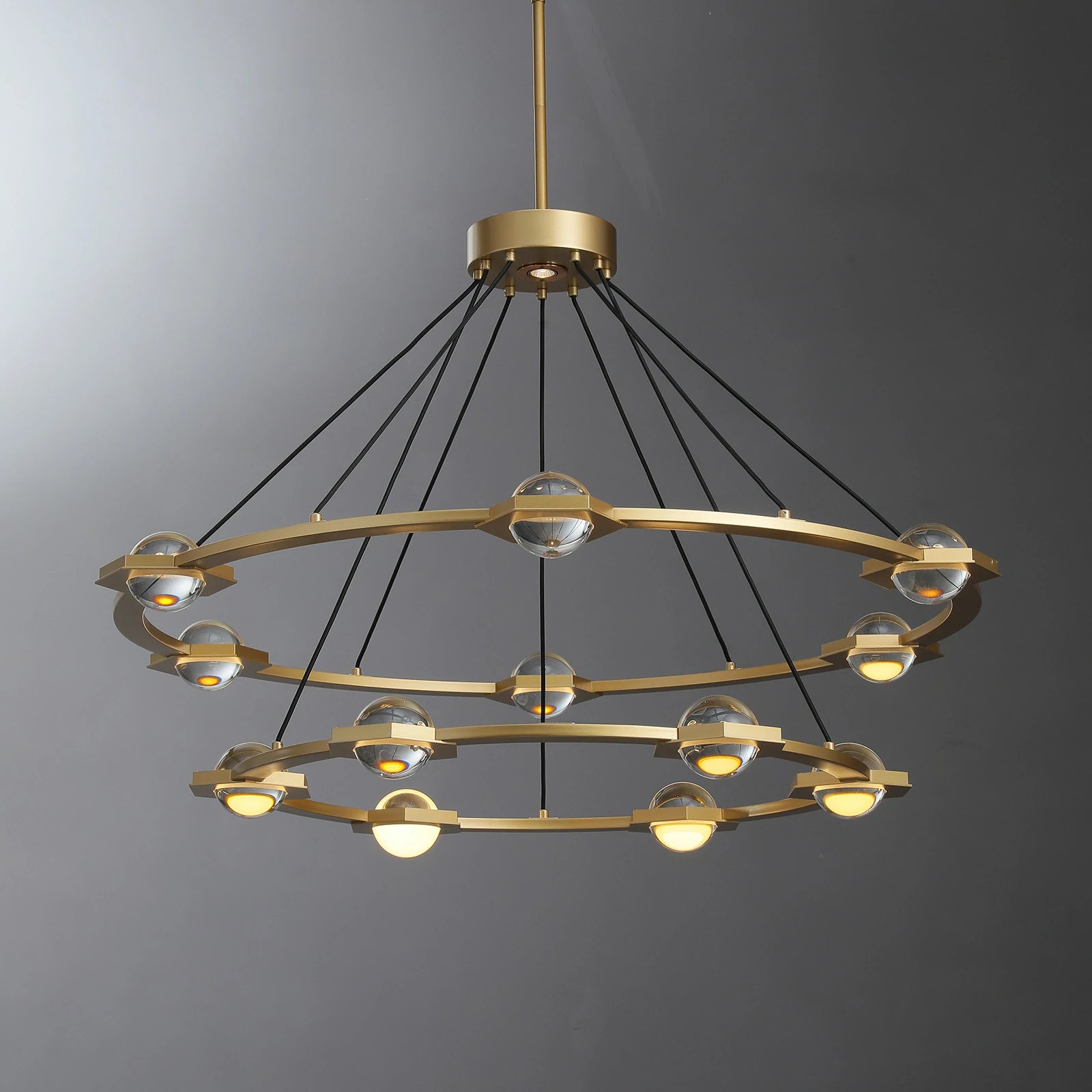 Éclatano 2-Tier Round Chandelier