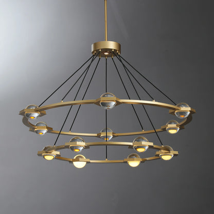 Éclatano 2-Tier Round Chandelier