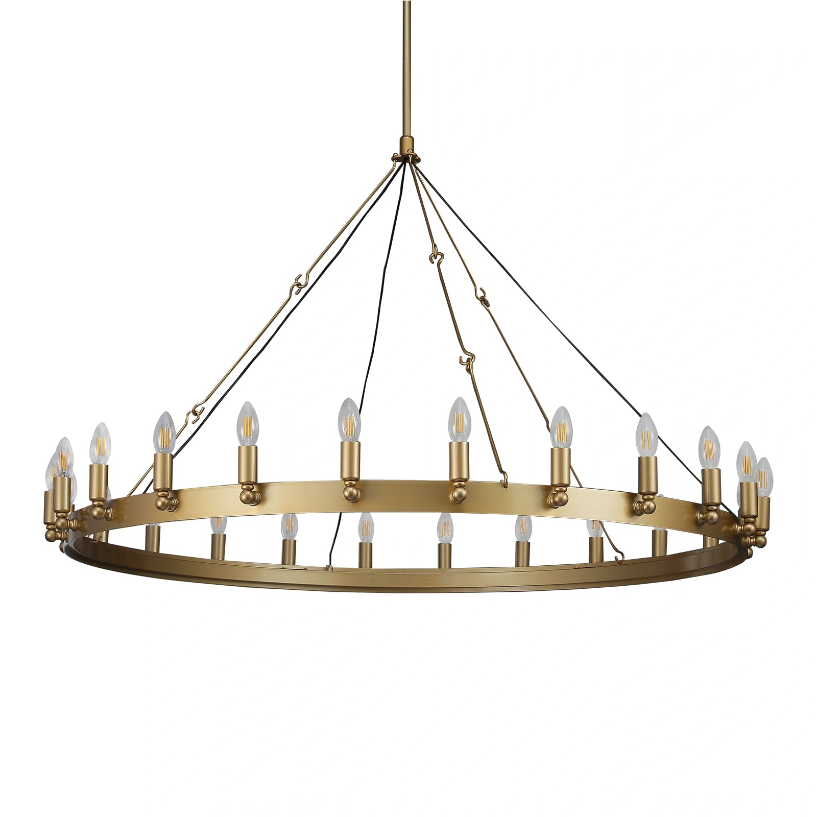 Camilio Vintage Candelabra Round Chandelier