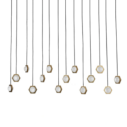 Éclatano Crystal Ball Linear Chandelier