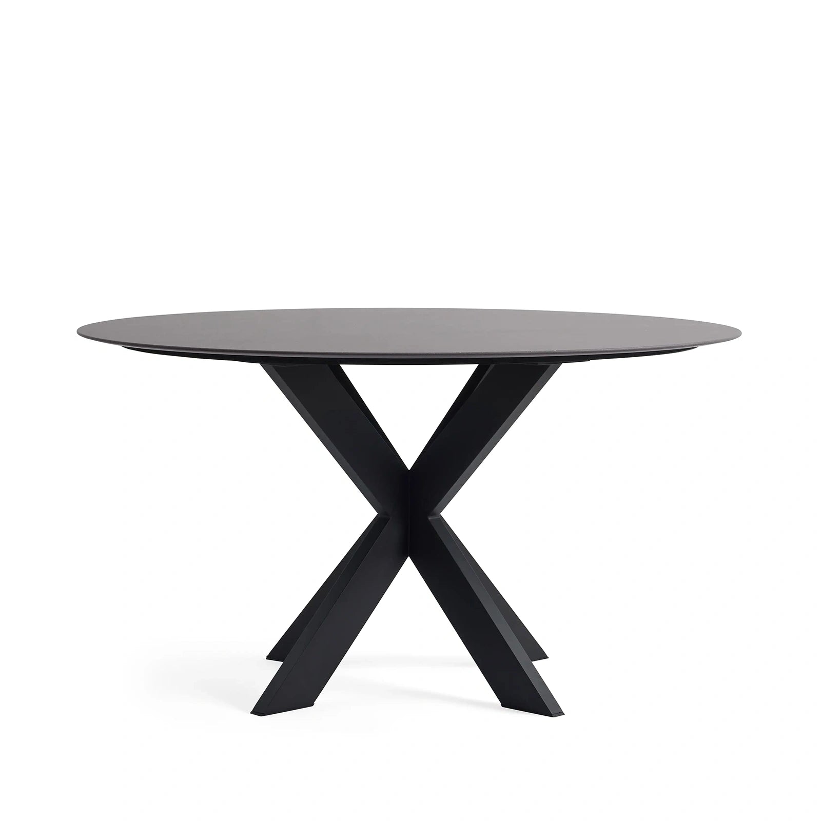 Outdoor Round Dining Table with Apex Base