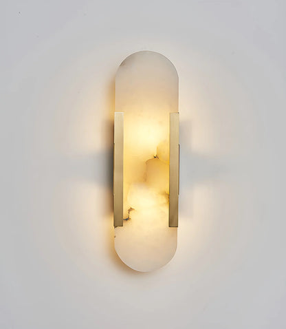 Modern Belange Elongated Alabaster Wall Lamp