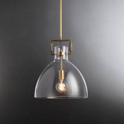 Zephyral Glass Cloche Pendant