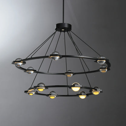 Éclatano 2-Tier Round Chandelier