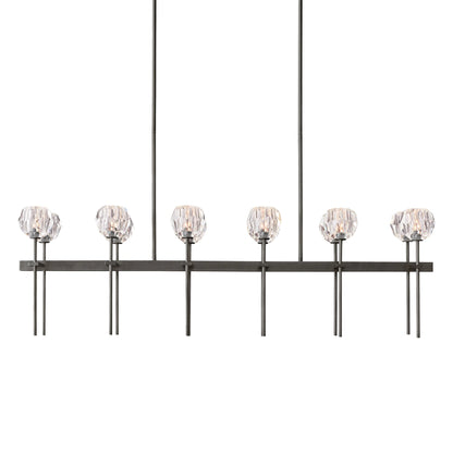 Boule Du Cristal Glass Linear Chandelier