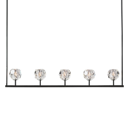 Boule Du Cristal Glass Linear Chandelier