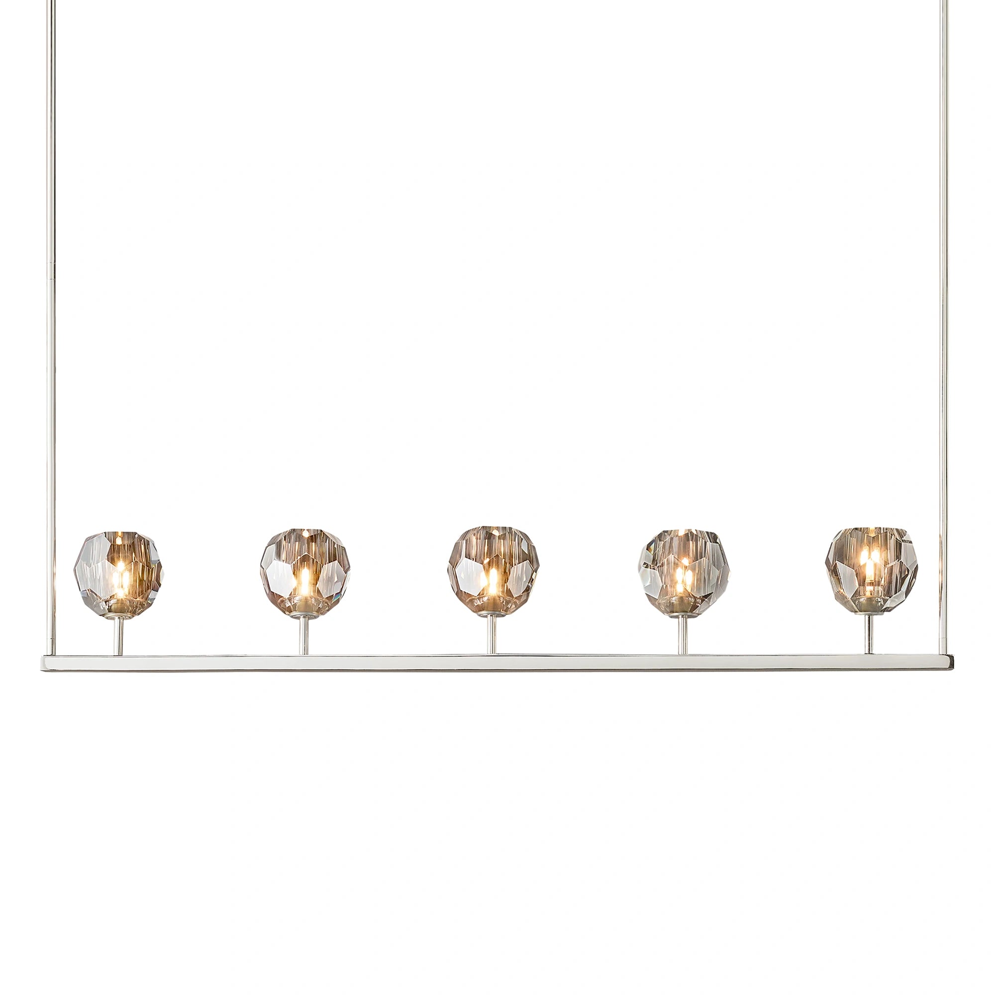 Boule Du Cristal Glass Linear Chandelier