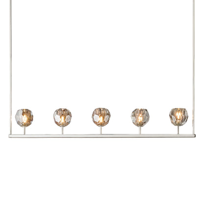 Boule Du Cristal Glass Linear Chandelier