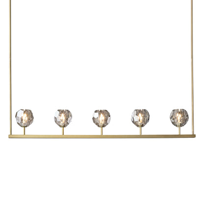 Boule Du Cristal Glass Linear Chandelier