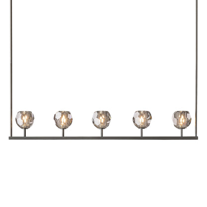 Boule Du Cristal Glass Linear Chandelier