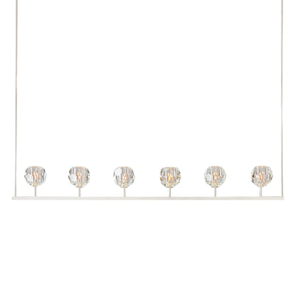 Boule Du Cristal Glass Linear Chandelier