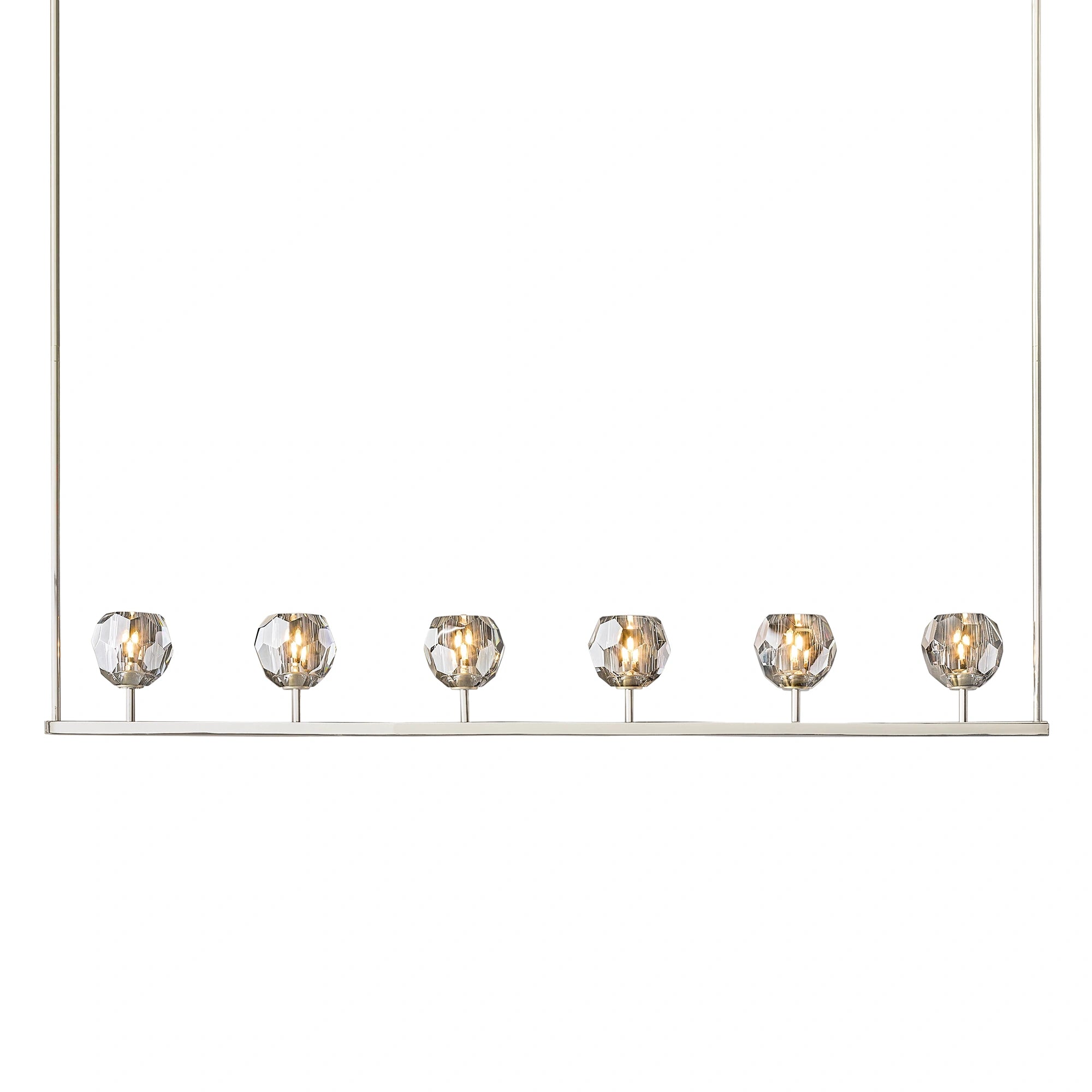 Boule Du Cristal Glass Linear Chandelier