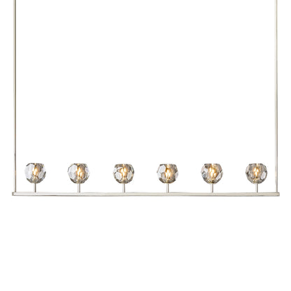 Boule Du Cristal Glass Linear Chandelier
