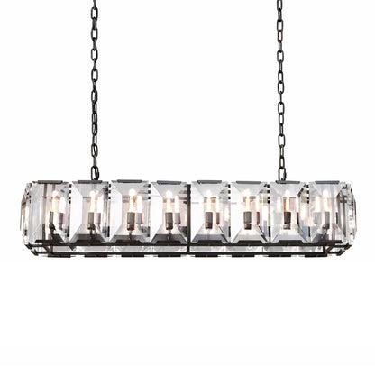 Carlow Crystal Rectangular Chandelie
