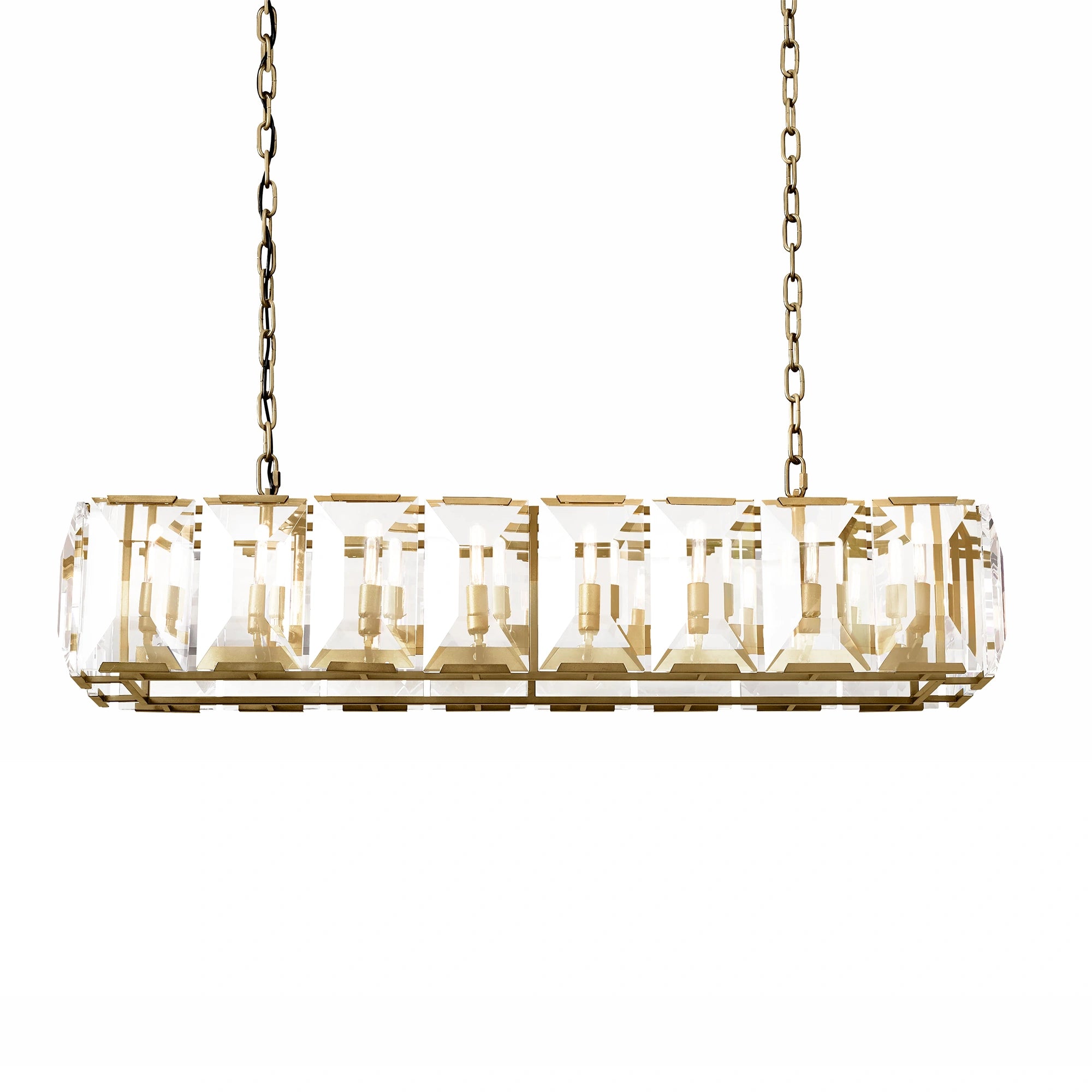 Carlow Crystal Rectangular Chandelie