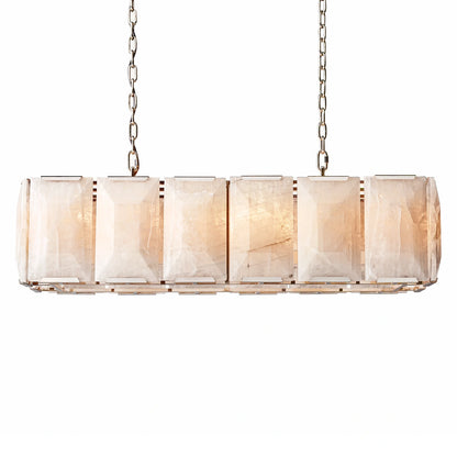 Carlow Calcite Rectangular Chandelier
