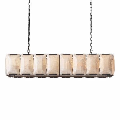 Carlow Calcite Rectangular Chandelier