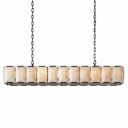 Carlow Calcite Rectangular Chandelier