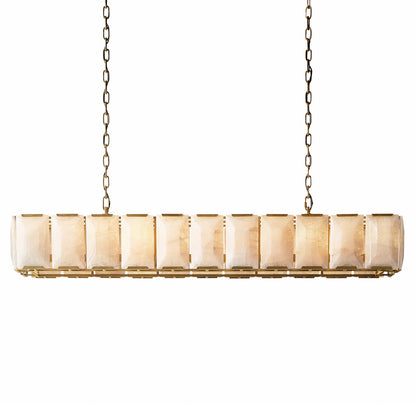 Carlow Calcite Rectangular Chandelier