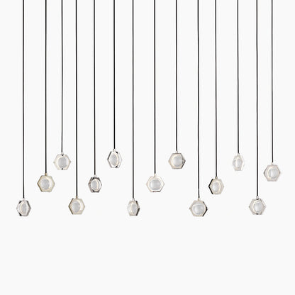 Éclatano Crystal Ball Linear Chandelier