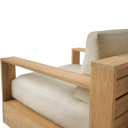 Bay Harbour Outdoor Teak Swivel Chair