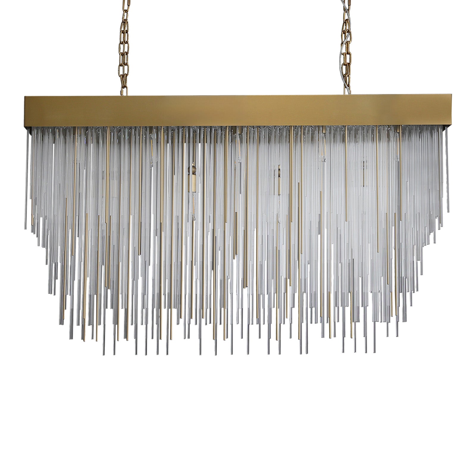 Cascadx Rectangular Chandelier 54"