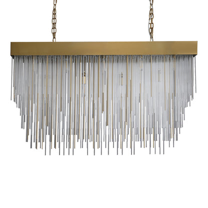 Cascadx Rectangular Chandelier 54"
