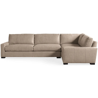 Reamington Leather Two-Piece Sectional