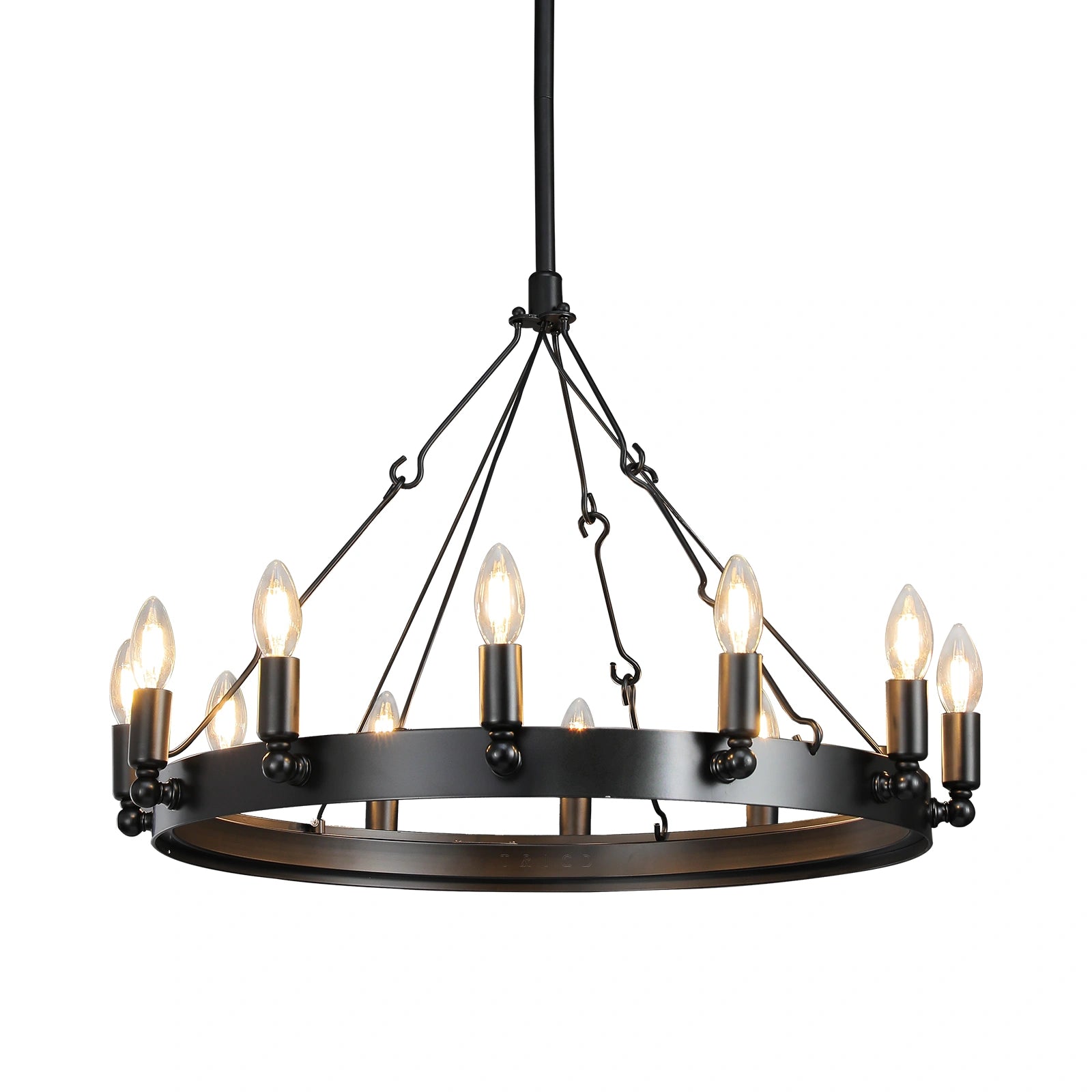 Camilio Vintage Candelabra Round Chandelier