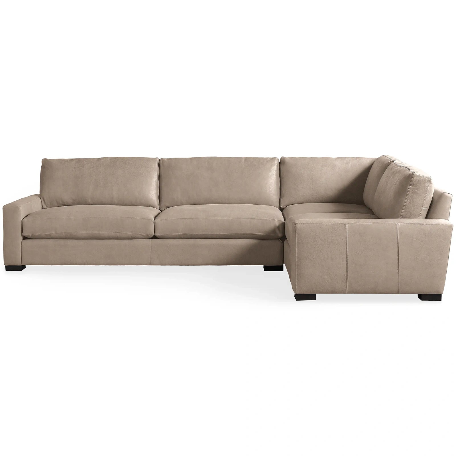 Reamington Leather Two-Piece Sectional